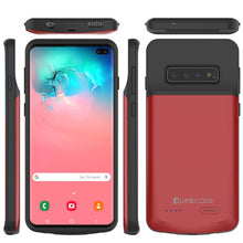 Cargar imagen en el visor de la galería, PunkJuice S10+ Plus Battery Case Red - Fast Charging Power Juice Bank with 5000mAh