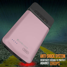 Load image into Gallery viewer, PunkJuice S10+ Plus Battery Case Rose - Fast Charging Power Juice Bank with 5000mAh (Color in image: Black)