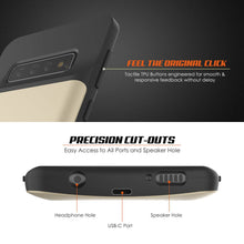 Load image into Gallery viewer, PunkJuice S10+ Plus Battery Case Gold - Fast Charging Power Juice Bank with 5000mAh (Color in image: Black)