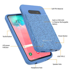 Cargar imagen en el visor de la galería, PunkJuice S10e Battery Case Blue - Fast Charging Power Juice Bank with 4700mAh (Color in image: Red)