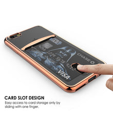 Cargar imagen en el visor de la galería, iPhone SE (4.7") Case, PUNKCASE® LUCID Rose Gold Series | Card Slot | SHIELD Screen Protector | Ultra fit