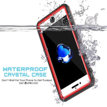 Cargar imagen en el visor de la galería, Apple iPhone SE (4.7") Waterproof Case, PUNKcase CRYSTAL Red W/ Attached Screen Protector | Warranty (Color in image: White)