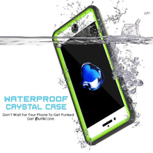 Cargar imagen en el visor de la galería, Apple iPhone 8 Waterproof Case, PUNKcase CRYSTAL Light Green W/ Attached Screen Protector | Warranty (Color in image: White)
