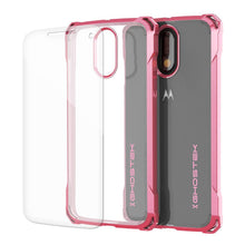 Cargar imagen en el visor de la galería, Moto G4 Case, Ghostek Covert Peach Series | Clear TPU | Explosion-Proof Screen Protector |Ultra Fit (Color in image: Peach)