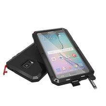 Cargar imagen en el visor de la galería, Note 4 Case, Punkcase® METALLIC Series BLACK w/ TEMPERED GLASS | Aluminum Frame (Color in image: White)