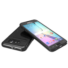 Load image into Gallery viewer, Galaxy s6 Case PunkCase CLUTCH Black Series Slim Armor Soft Cover Case w/ Tempered Glass (Color in image: Pink)