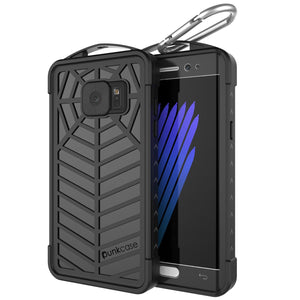 Funda impermeable Galaxy Note FE, Punkcase Serie WEBSTER, Negro | Cubierta resistente de armadura de alta resistencia.