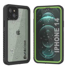 Cargar imagen en el visor de la galería, iPhone 14  Waterproof Case, Punkcase [Extreme Series] Armor Cover W/ Built In Screen Protector [Light Green] (Color in image: Light Green)
