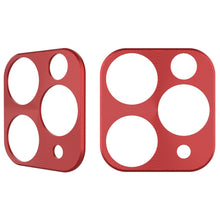 Cargar imagen en el visor de la galería, Punkcase iPhone 11 Pro Max Camera Protector Ring [Red] (Color in image: Rose Gold)

