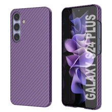Load image into Gallery viewer, Case de Galaxy S24 Plus, Punkcase Carbon -Wield, Servicio pesado y cubierta ultra delgada [a prueba de choques] [no slip] [púrpura]
