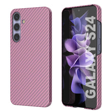 Cargar imagen en el visor de la galería, Case Galaxy S24, Punkcase Carbonalfield, Servicio pesado y cubierta ultra delgada [a prueba de choques] [no slip] [rosa]

