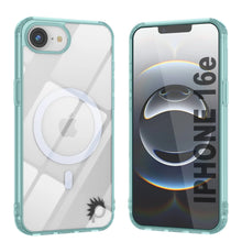 Cargar imagen en el visor de la galería, Punkcase iPhone 16E Case de carga inalámbrica magnética [Serie ClearMag] [Teal]
