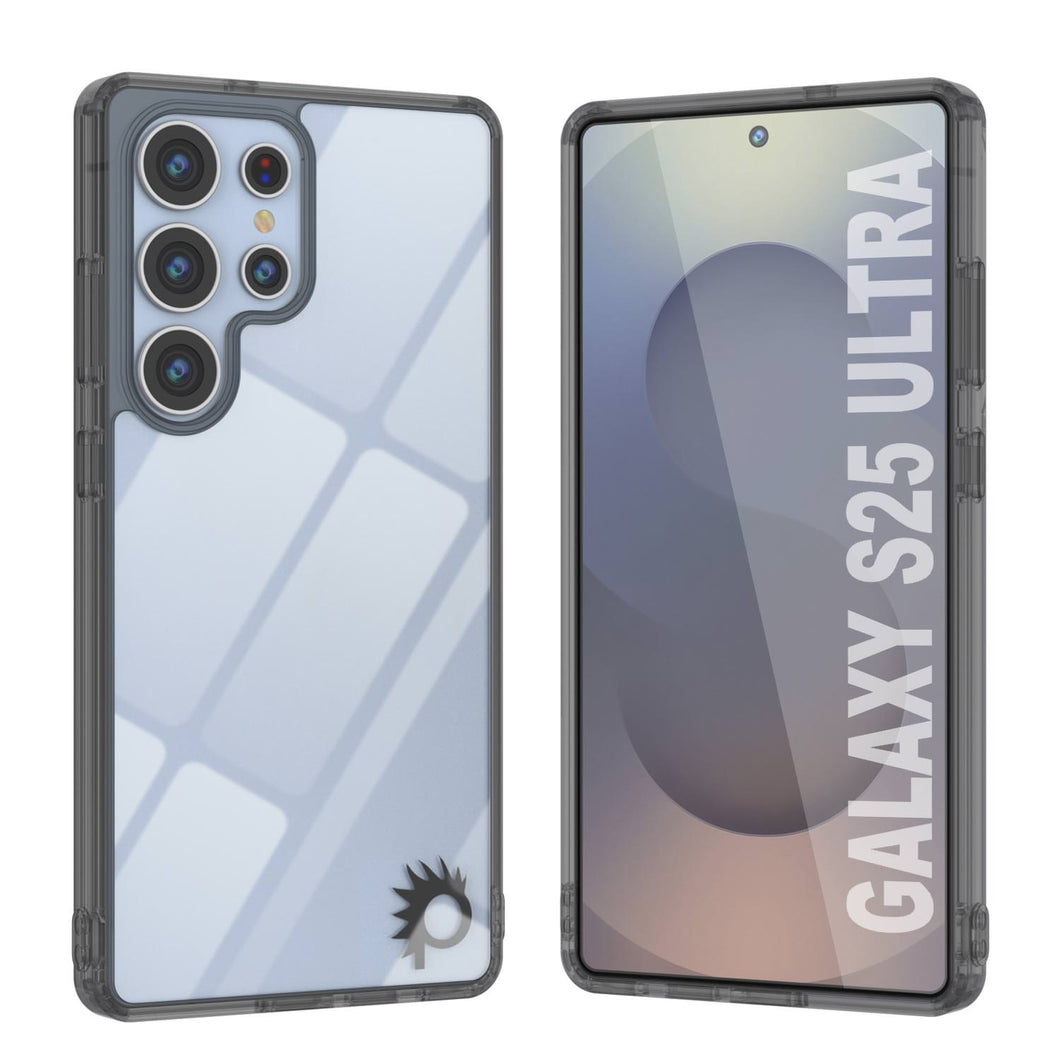 Funda para Galaxy S25 Ultra [Serie de acrílico transparente] [Antideslizante] Para Galaxy S25 Ultra [Negro]