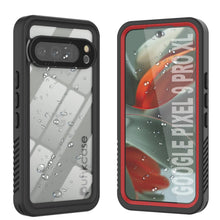 Cargar imagen en el visor de la galería, Caso impermeable de Google Pixel 9 Pro XL, Punkcase [serie extrema] Cubierta de armadura con protector de pantalla incorporado [rojo]
