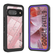 Cargar imagen en el visor de la galería, Caso impermeable de Google Pixel 9, cubierta de armadura punkcase [serie extrema] con protector de pantalla incorporado [púrpura]
