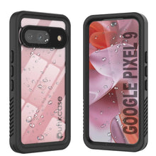 Cargar imagen en el visor de la galería, Caso impermeable de Google Pixel 9, cubierta de armadura punkcase [serie extrema] con protector de pantalla incorporado [negro]
