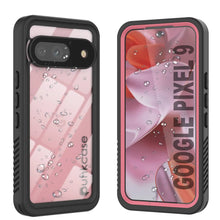 Cargar imagen en el visor de la galería, Caso impermeable de Google Pixel 9, cubierta de armadura punkcase [serie extrema] con protector de pantalla incorporado [rosa]
