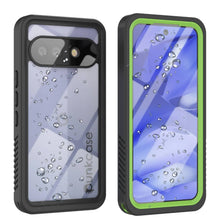 Cargar imagen en el visor de la galería, Caso impermeable de Google Pixel 9a, cubierta de armadura punkcase [serie extrema] con protector de pantalla incorporado [verde claro]
