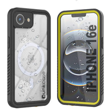 Load image into Gallery viewer, Case impermeable para iPhone 16E, cubierta de armadura punkcase [Extreme Mag] con protector de pantalla incorporado [amarillo]

