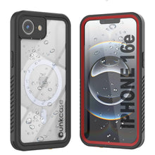 Load image into Gallery viewer, Caso impermeable del iPhone 16E, Punkcase [Extreme Mag Series] Cubierta de armadura con protector de pantalla incorporado [rojo]
