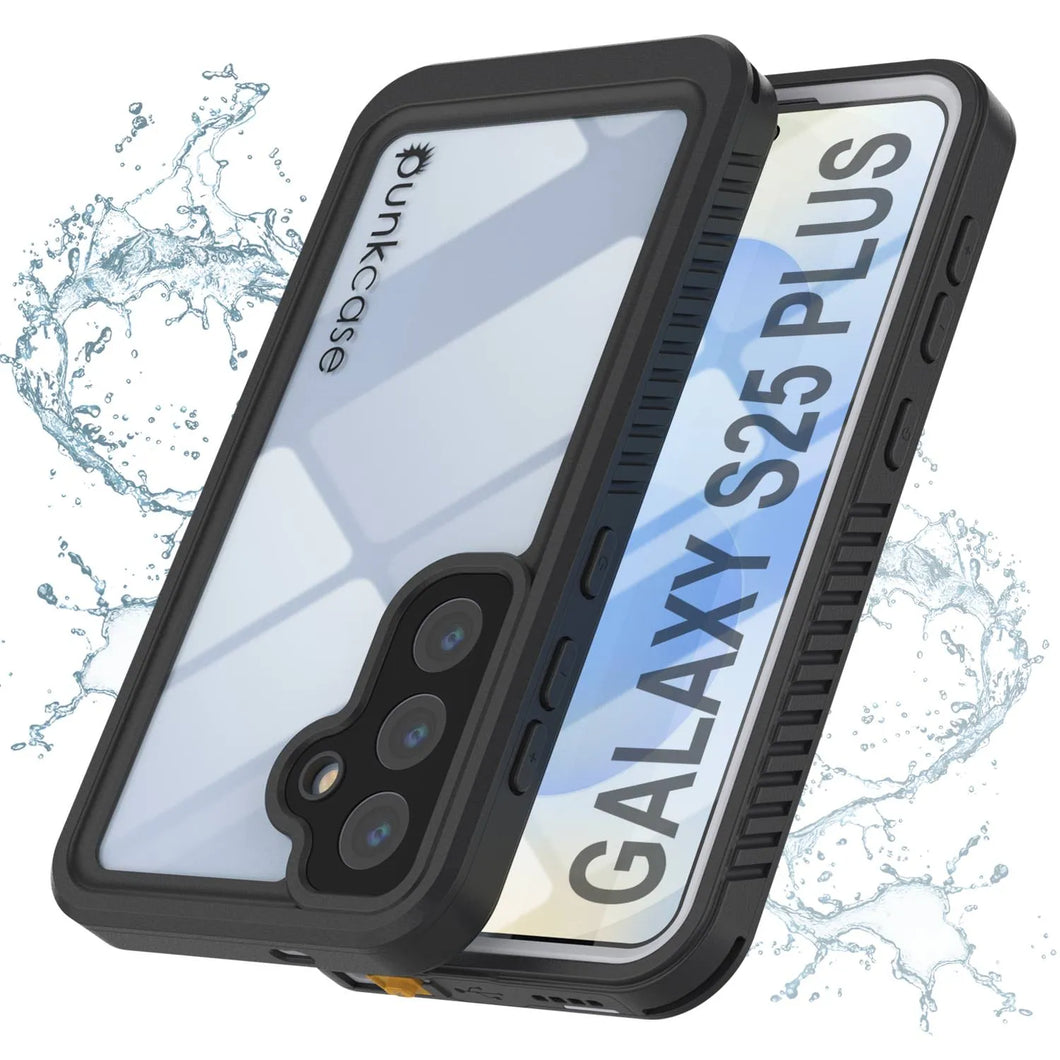 Funda protectora de pantalla para Galaxy S25+ Plus resistente al agua y a los golpes [Serie Extreme] [Blanca]