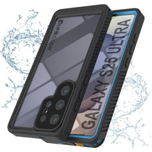 Cargar imagen en el visor de la galería, Funda protectora de pantalla para Galaxy S25 Ultra resistente al agua y a los golpes [Serie Extreme] [azul claro]
