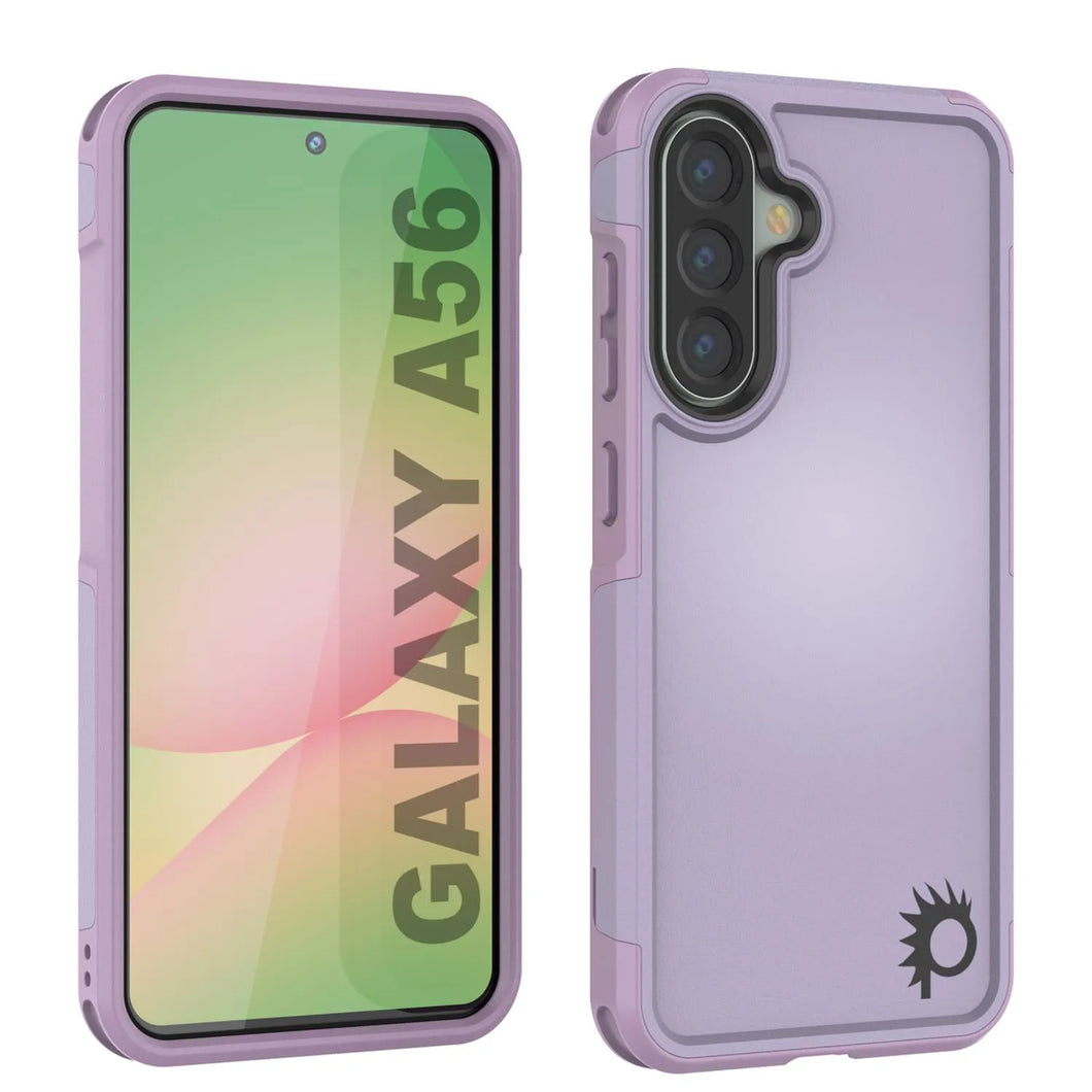 Punkcase Galaxy A56 Case, [Serie Spartan 2.0] Carrera de servicio pesado resistente [magenta]
