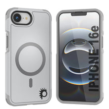 Load image into Gallery viewer, Punkcase iPhone 16E Case, [Serie Spartan 2.0] Carrera de servicio pesado resistente con protector de pantalla incorporado [blanco]
