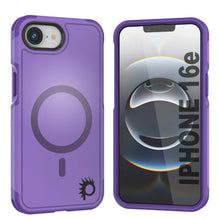 Load image into Gallery viewer, Punkcase iPhone 16E Case, [Serie Spartan 2.0] Carrera de servicio pesado resistente con protector de pantalla incorporado [púrpura]
