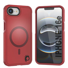 Load image into Gallery viewer, Punkcase iPhone 16E Case, [Serie Spartan 2.0] Carrera de servicio pesado resistente con protector de pantalla incorporado [rojo]
