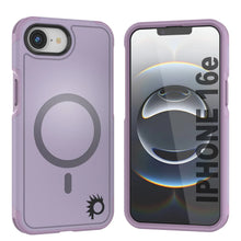 Load image into Gallery viewer, Punkcase iPhone 16E Case, [Serie Spartan 2.0] Carrera de servicio pesado resistente con protector de pantalla incorporado [lila]
