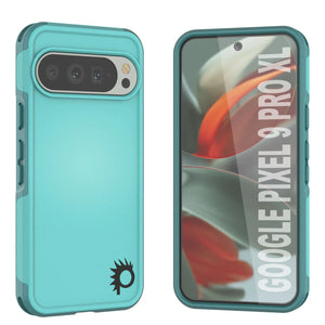 Punkcase Google Pixel 9 Pro XL Case, [Serie Spartan 2.0] Cubierta de servicio pesado resistente con protector de pantalla incorporado [azul]