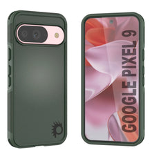 Cargar imagen en el visor de la galería, Punkcase Google Pixel 9 Case, [Serie Spartan 2.0] Cubierta de servicio pesado resistente con protector de pantalla incorporado [verde oscuro]
