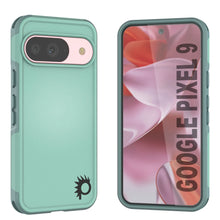 Cargar imagen en el visor de la galería, Punkcase Google Pixel 9 Caso, [Serie Spartan 2.0] Cubierta de servicio pesado resistente con protector de pantalla incorporado [verde azulado]
