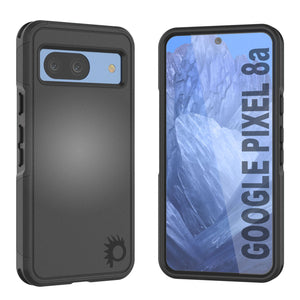 Funda PunkCase para Google Pixel 9, [Serie Spartan 2.0], transparente, resistente y duradera, con protector de pantalla incorporado [negro]