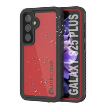 Cargar imagen en el visor de la galería, Galaxy S25+ Plus impermeable estuche punkcase studstar roja delgada 6.7 pies IP68 IP68 Choque/prueba de nieve
