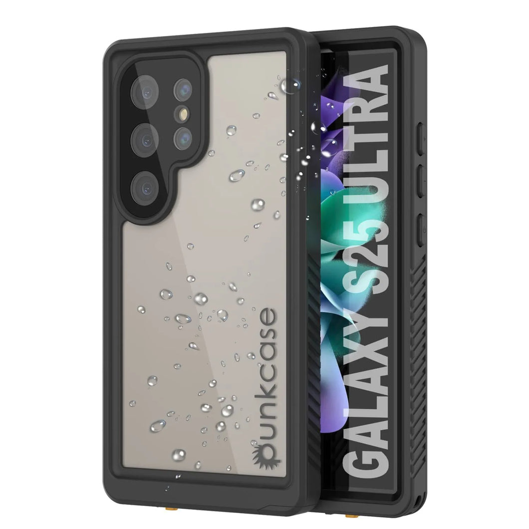 Galaxy S25 Case ultra agua Punkcase Studstar transparente de 6.6 pies IP68 IP68 Choque/prueba de nieve
