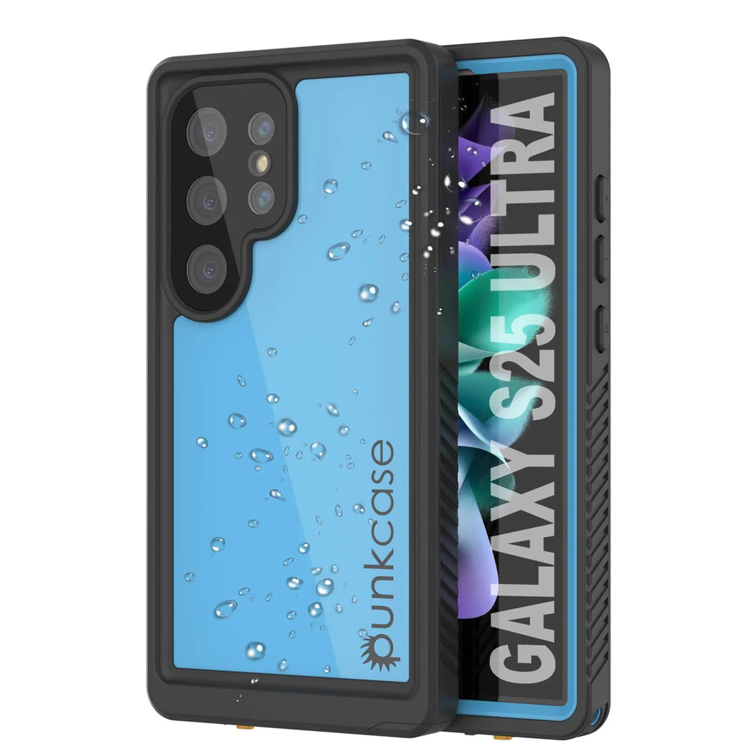 Galaxy S25 Ultra Water Water Water Punkcase Studstar Light Azul Fin 6.6 pies IP68 Clock -improvisado