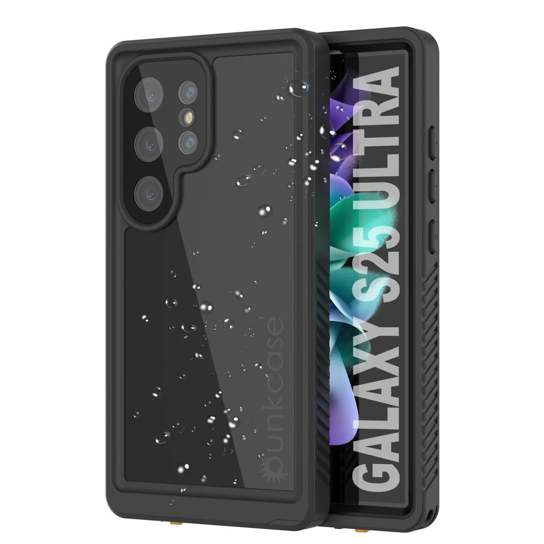 Galaxy S25 Ultra Water Water Water Punkcase Studstar Black Thin 6.6 pies IP68 IP68 Choque/prueba de nieve
