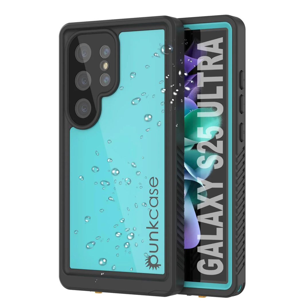 Galaxy S25 Ultra Water Water Water Punkcase Studstar Teal Thin 6.6 pies IP68 IP68 Probas de choque/nieve