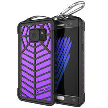 Cargar imagen en el visor de la galería, Funda resistente al agua para Galaxy Note FE, serie WEBSTER de Punkcase, color púrpura | Cubierta de armadura resistente
