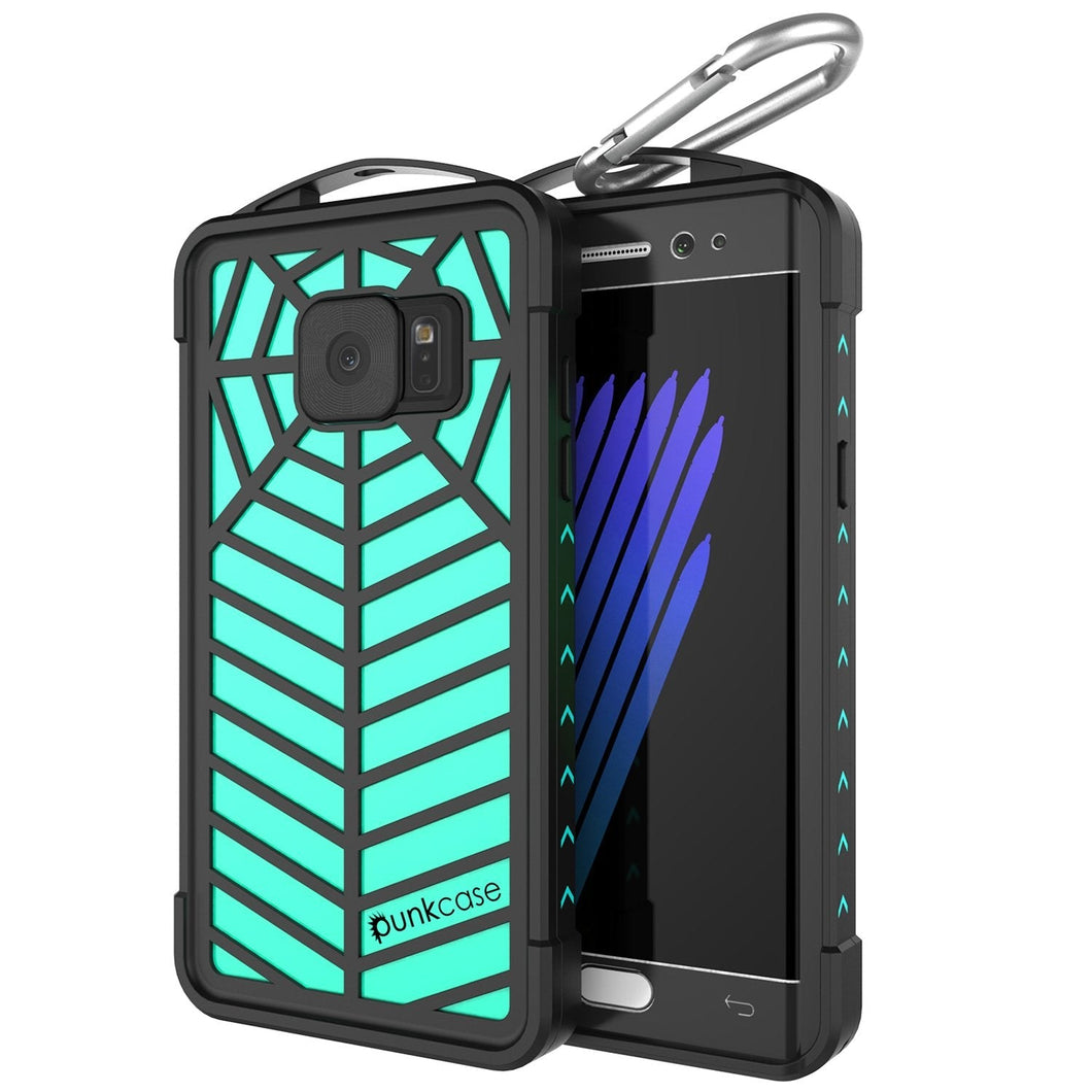 Funda resistente al agua Galaxy Note FE, serie WEBSTER de Punkcase, color turquesa | Cubierta de protección resistente