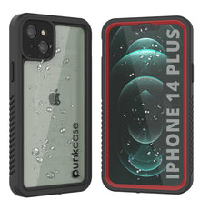Cargar imagen en el visor de la galería, iPhone 14 Plus Waterproof Case, Punkcase [Extreme Series] Armor Cover W/ Built In Screen Protector [Red] (Color in image: Red)
