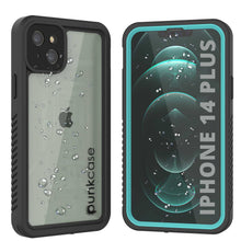 Cargar imagen en el visor de la galería, iPhone 14 Plus Waterproof Case, Punkcase [Extreme Series] Armor Cover W/ Built In Screen Protector [Teal] (Color in image: Teal)
