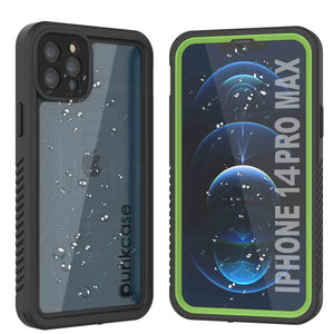 Products iPhone 14 Pro Max Waterproof Case, Punkcase [Extreme Series] Armor Cover W/ Built In Screen Protector [Light Green] (Color in image: Light Green)