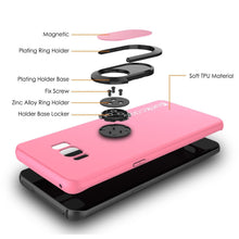 Load image into Gallery viewer, Galaxy S8 Case, Punkcase Magnetix Protective TPU Cover W/ Kickstand, Screen Protector [Pink] (Color in image: blue)
