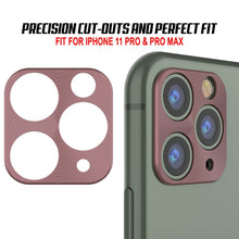 Cargar imagen en el visor de la galería, Punkcase iPhone 11 Pro Camera Protector Ring [Rose-Gold] (Color in image: Red)
