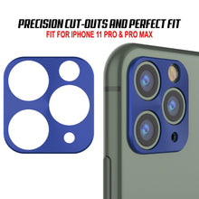 Cargar imagen en el visor de la galería, Punkcase iPhone 11 Pro Camera Protector Ring [Blue] (Color in image: Rose Gold)
