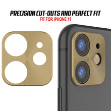Cargar imagen en el visor de la galería, Punkcase iPhone 11 Camera Protector Ring [Gold] (Color in image: Red)
