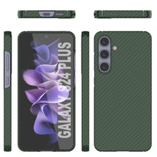 Load image into Gallery viewer, Case de Galaxy S24 Plus, Punkcase Carbon -Shield, Heavy Duty y Ultra Fin Cover [a prueba de choques] [Non Slip] [Dark Green]
